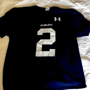 Vintage Cam Newton Auburn Under Armour Heat Gear Jersey Tee!